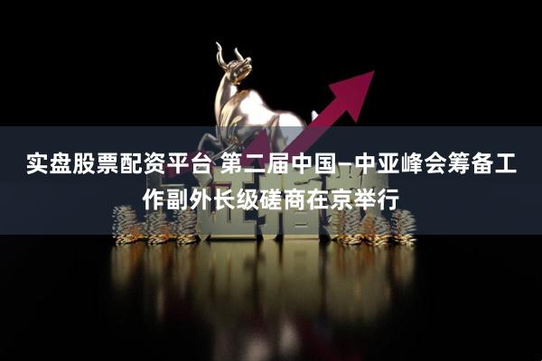 实盘股票配资平台 第二届中国—中亚峰会筹备工作副外长级磋商在京举行