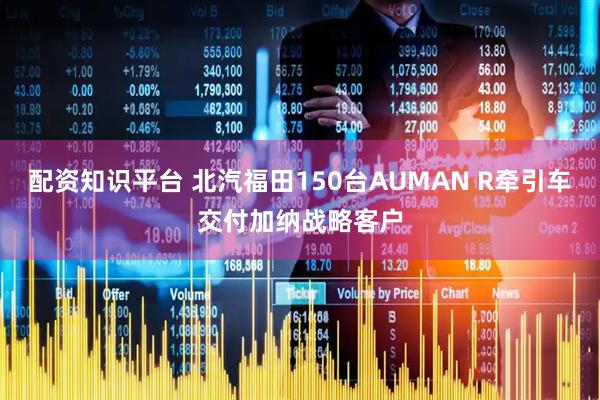 配资知识平台 北汽福田150台AUMAN R牵引车交付加纳战略客户